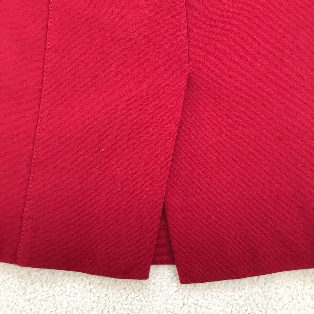 Express Ruffle Red Dress - Picture 6 of 6